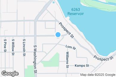 Map image of the property - 1053 E Kimberly Ave