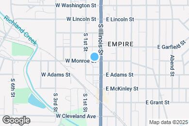 Map image of the property - 8 W Monroe St