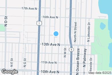 Map image of the property - 1326 N K St