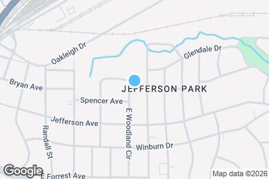 Map image of the property - 2506 E Woodland Cir