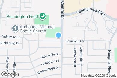 Map image of the property - 2025 Schumac Ln