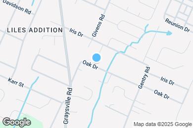 Map image of the property - 8325 Oak Dr