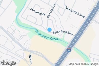 Map image of the property - 705 Battle Bend Blvd
