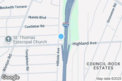 Map image of the property - 690 Hillside Ave