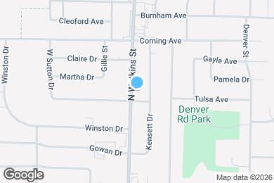 Map image of the property - 3554 N Watkins St