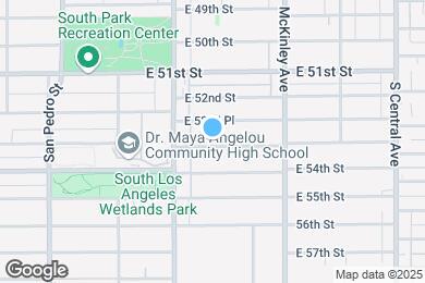 Map image of the property - 663 E 53rd St