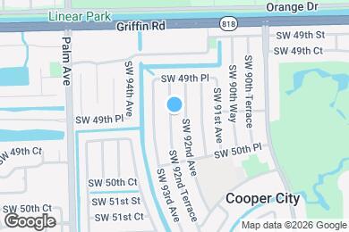 Map image of the property - 4998 SW 92nd Terrace