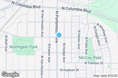 Map image of the property - 9438 N Portsmouth Ave