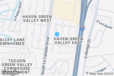 Map image of the property - 393 S Paseo Madera