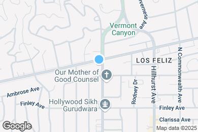 Map image of the property - 4700 Los Feliz Blvd