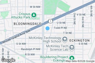 Map image of the property - 18 T St NE