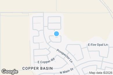 Map image of the property - 4149 E Azurite Rd