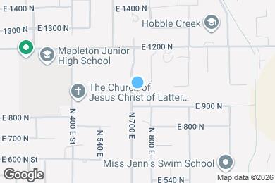 Map image of the property - 994 N 700 E