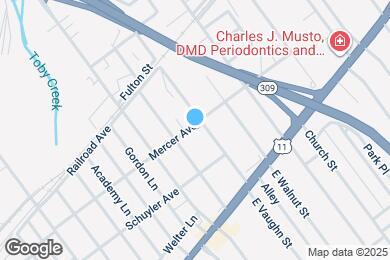 Map image of the property - 717 Mercer Ave