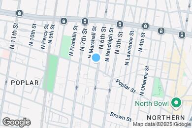 Map image of the property - 601 Poplar St