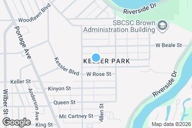 Map image of the property - 1106 Roosevelt St