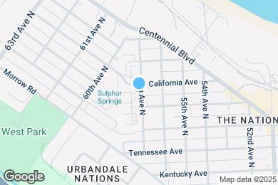 Map image of the property - 1523 57th Ave N