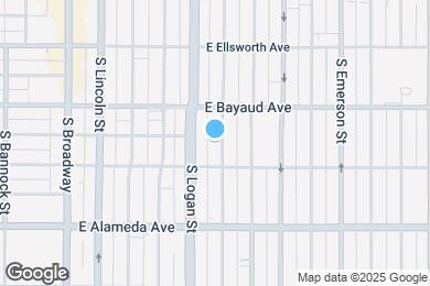 Map image of the property - 155 S Pennsylvania St