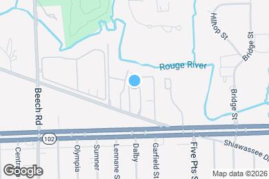 Map image of the property - 25341 Shiawassee Cir