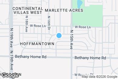 Map image of the property - 1540 W Berridge Ln