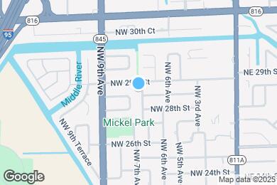 Map image of the property - 2833 NW 7th Ave