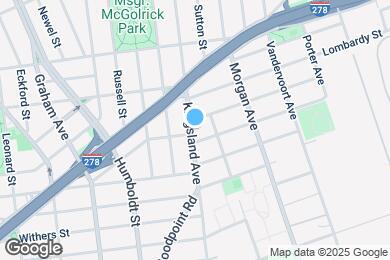 Map image of the property - 118 Kingsland Ave