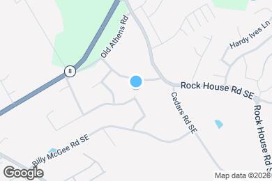 Map image of the property - 1210 Mercury Dr SE