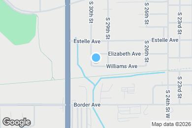 Map image of the property - 2916 Williams Ave