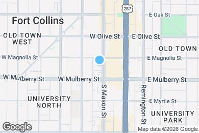 Map image of the property - 415 S Mason St