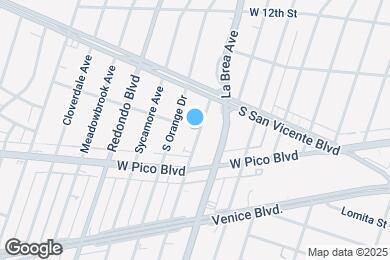 Map image of the property - 1347 S Mansfield Ave