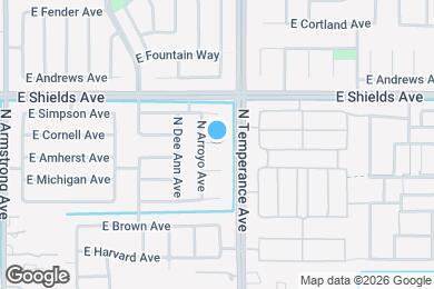 Map image of the property - 7037 E Cornell Ave