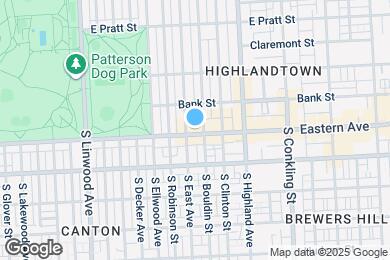 Map image of the property - 3208 Eastern Ave