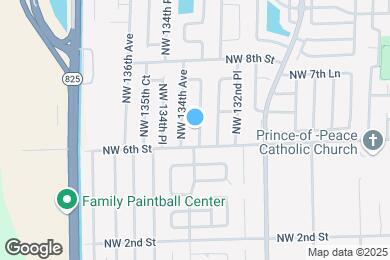 Map image of the property - 630 NW 133rd Ct