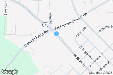 Map image of the property - 715 W Rice St