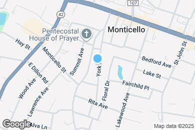 Map image of the property - 28 York Ave