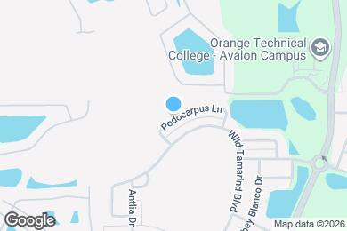Map image of the property - 13637 Podocarpus Ln