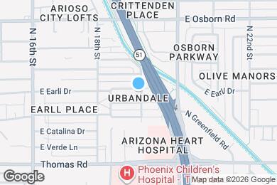 Map image of the property - 1857 E Earll Dr