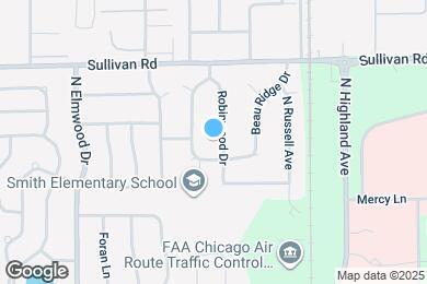 Map image of the property - 1370 Robinwood Dr