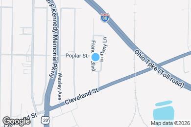 Map image of the property - Redwood Elyria