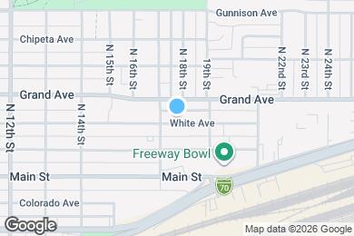 Map image of the property - 1718 White Ave