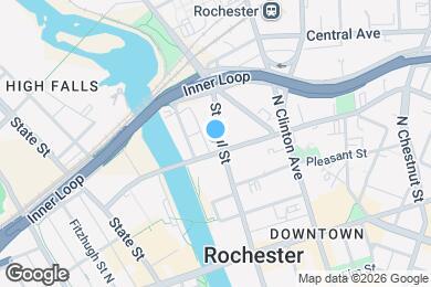 Map image of the property - 151 Saint Paul St