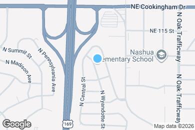 Map image of the property - 11409 N Wyandotte St