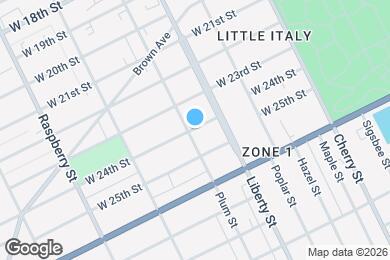 Map image of the property - 2401 Plum St