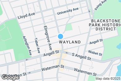 Map image of the property - 252 Wayland Ave
