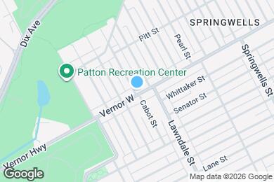 Map image of the property - Springwells on Vernor