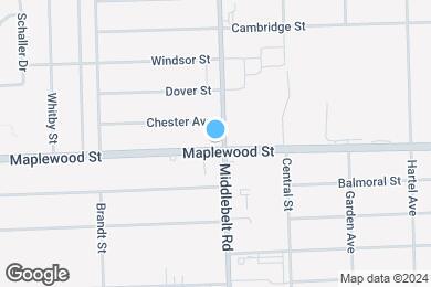 Map image of the property - Maplewood Manor