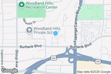 Map image of the property - 22133 Burbank Blvd