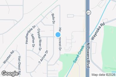 Map image of the property - 2120 Heathercrest Dr
