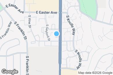 Map image of the property - 2365 E Geddes Ave