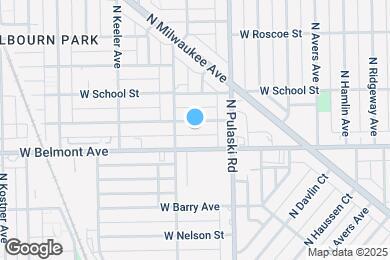 Map image of the property - 4037 W Melrose St